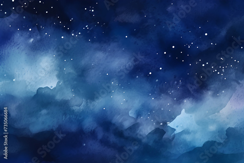 starry night sky made by midjourney