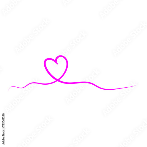  line drawing of a heart