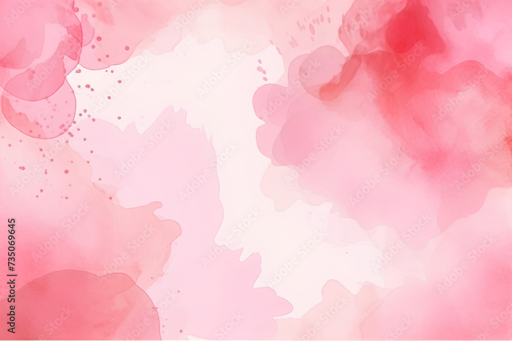 pink watercolor background made in midjourney