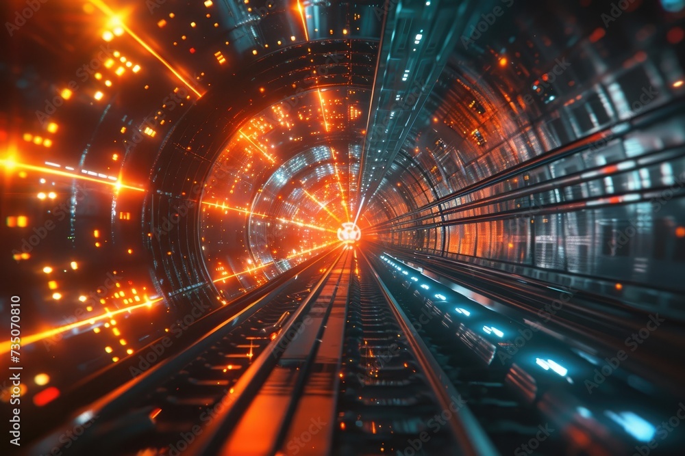 Network signal structure. futuristic technology background. Generative AI Network signal structure. futuristic technology background. Generative AI