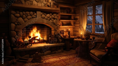hearth cozy fire depi © PikePicture