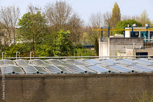 Waste water and sewage treatment plant Kortenoord in Nieuwerkerk aan den IJssel photo