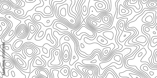 Abstract white topography vector background. Topographic map. Geographic mountain relief. counter map wavy line paper textrue. grid curve line abstract vector illustration .