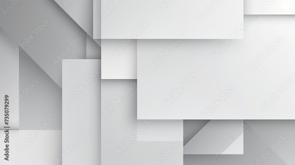 Fototapeta premium Abstract grey and white tech geometric corporate design background eps