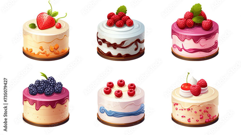 Vibrant and Joyous Cake Design Bundle Set for Celebrations and Parties – Delicious Pastries and Sugary Delights for Birthdays and Special Occasions Vibrant and Joyous Cake Design Bundle Set for Celebrations and Parties – Delicious Pastries and Sugary Delights for Birthdays and Special Occasions