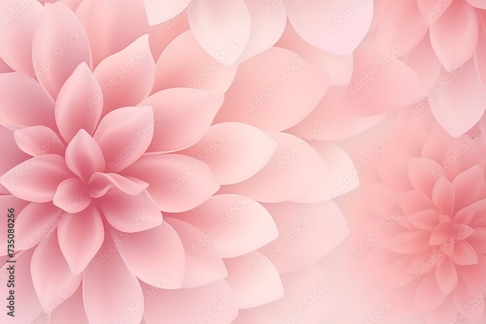 Obraz premium pink rose petals made by midjourney