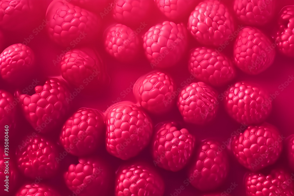 close up of raspberry made by midjourney close up of raspberry made by midjourney