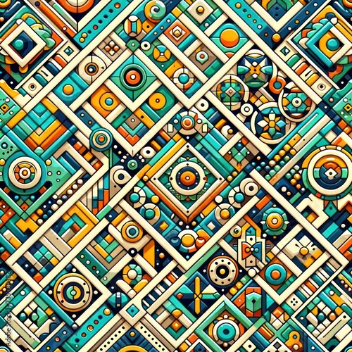 Wallpaper Mural seamless pattern Torontodigital.ca