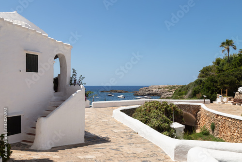 Coastal village of Binibequer on the Spanish island of Menorca.