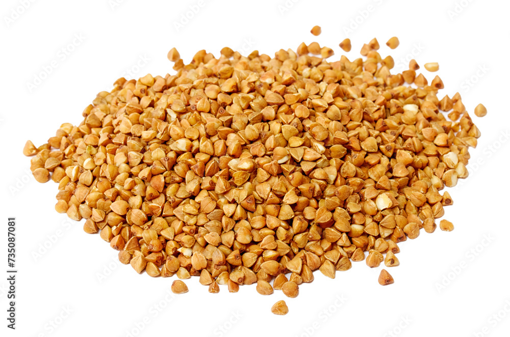 buckwheat on isolated background buckwheat on isolated background