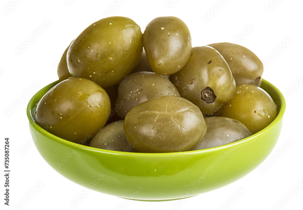Pickled tomatoes isolated on the white background Pickled tomatoes isolated on the white background