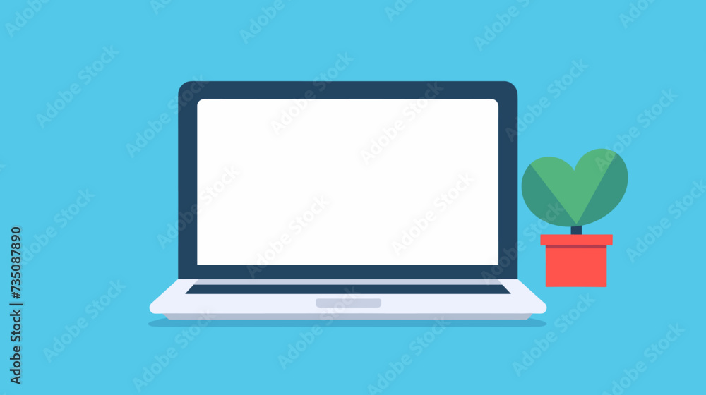Laptop with a Laptop with a