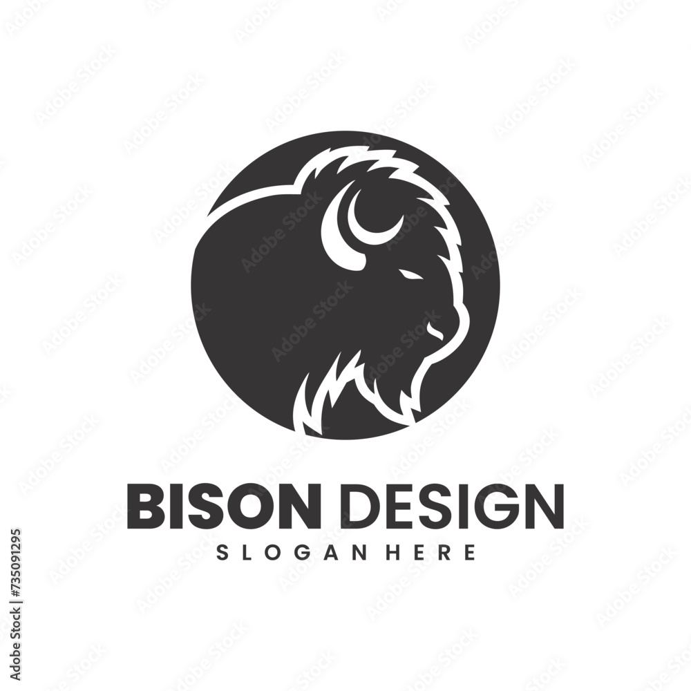 illustration bison vector illustration bison vector