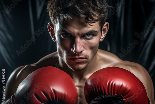 Boxing club gym for boxers training athletic conceptual Generative AI image