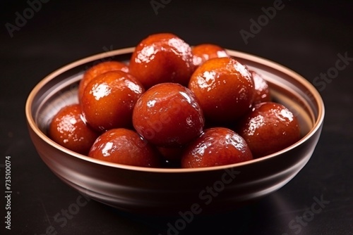 Tasty and sweet Indian Traditional Special Sweet Food Gulab Jamun
