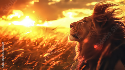 Golden Lion: Radiant Majesty