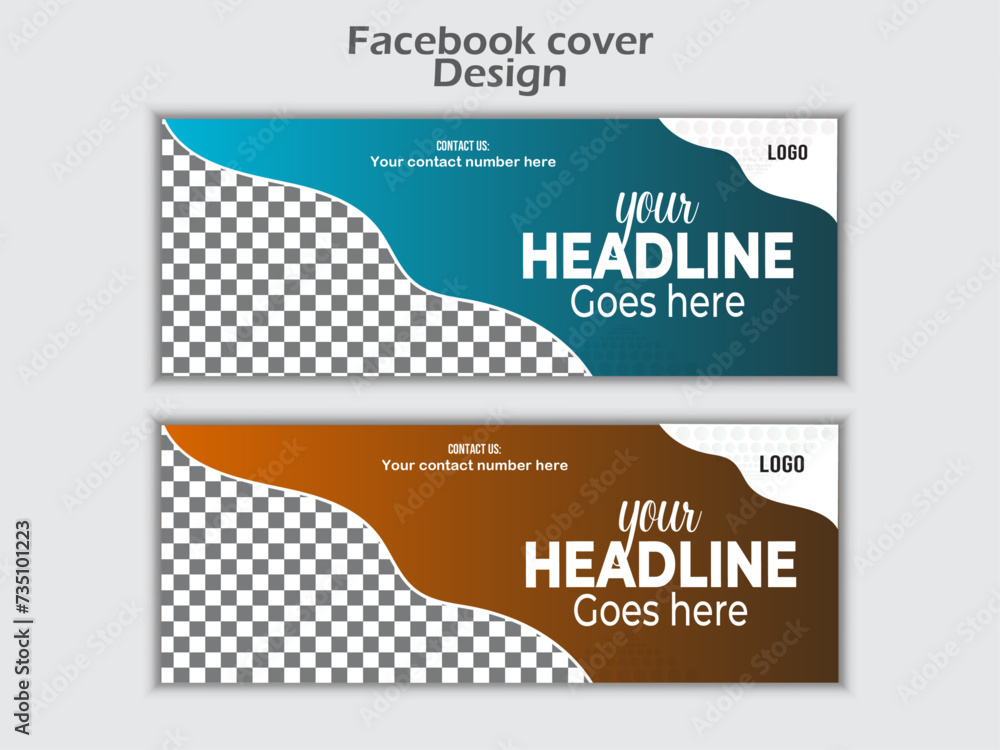 Creative corporate medical Facebook Cover Design. Social media business banner design template. Creative corporate medical Facebook Cover Design. Social media business banner design template.