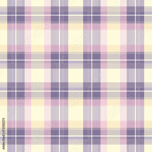 Purple and yellow caro seamless pattern