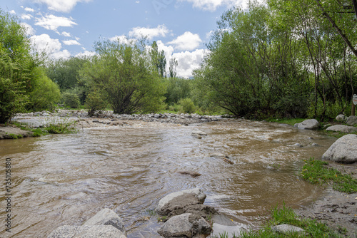 Tafi River in Tafi del Valle in the province of Tucuman Argentina. photo