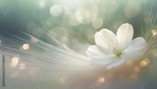 White flower background