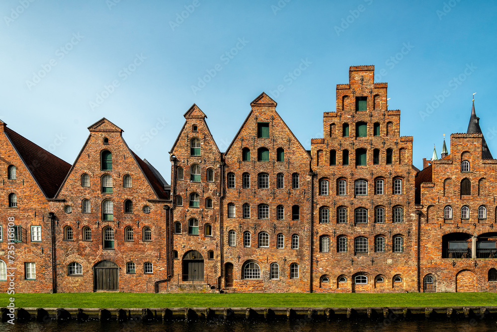 Salzspeicher in the old town of the hanseatic city of Lübeck