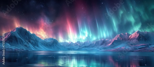 aurora borealis background © KRIS