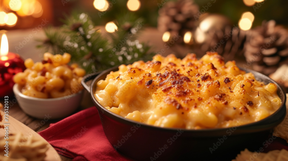 Embrace the cozy vibes of a crackling fire with every bite of this Fireside Mac and Cheese. Surprise your taste buds with the creamy texture and burst of flavors from the