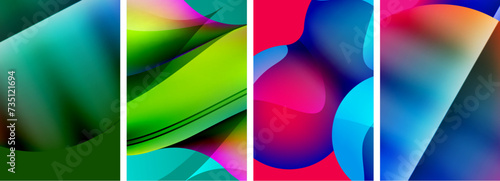 Abstract colors. Abstract backgrounds for wallpaper, business card, cover, poster, banner, brochure, header, website