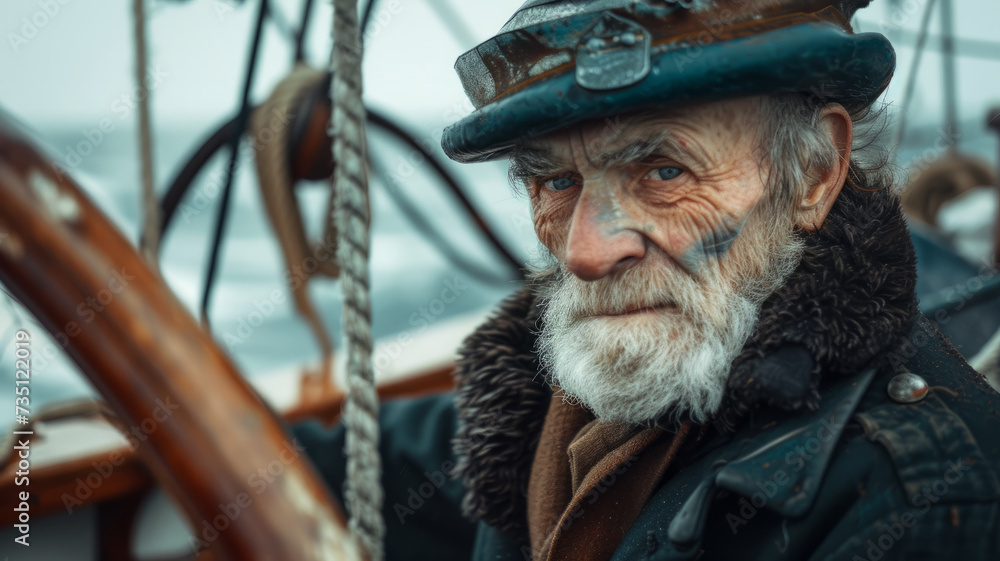 An old experienced sailor. An old experienced sailor.