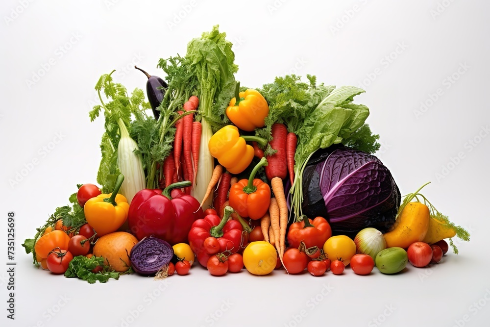 various kinds of vegetables and fruit that are healthy for the body