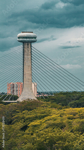 Ponte Estaiada em Teresina, capital do Piauí, Brasil. photo