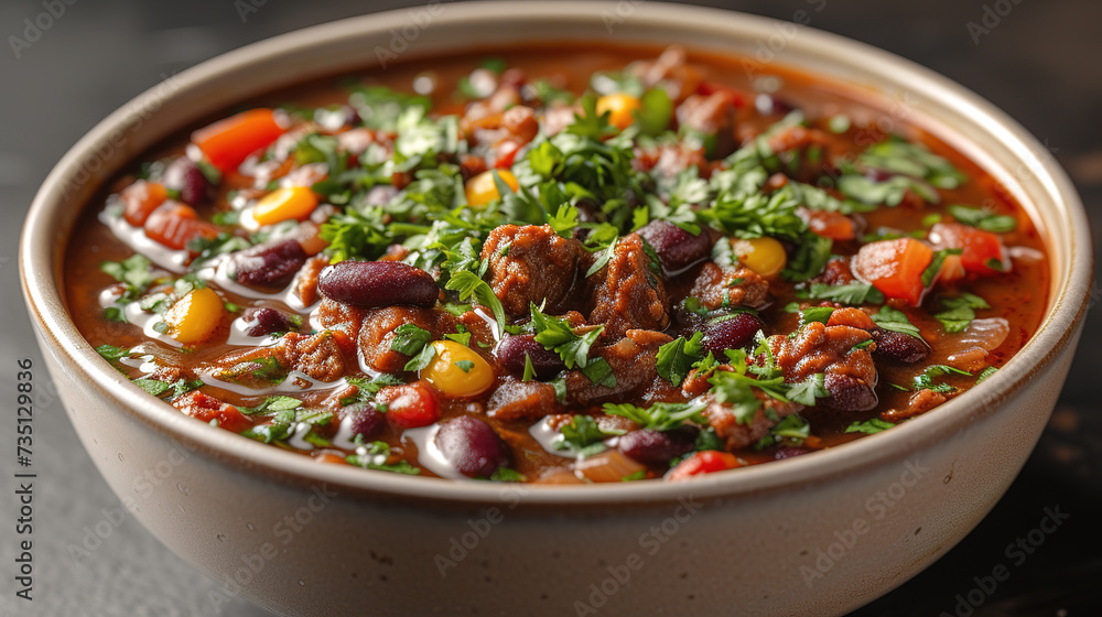 Stew meat with vegetables and sauce in a pan Stew meat with vegetables and sauce in a pan