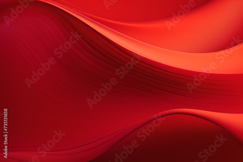 Dynamic Red Waves Texture: Wavy, swirling red patterns with fluid movement, Dynamic Concept Art, Generative AI © Crowcat