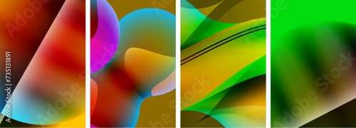 Abstract colors. Abstract backgrounds for wallpaper, business card, cover, poster, banner, brochure, header, website