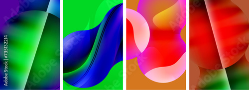 Abstract colors. Abstract backgrounds for wallpaper, business card, cover, poster, banner, brochure, header, website