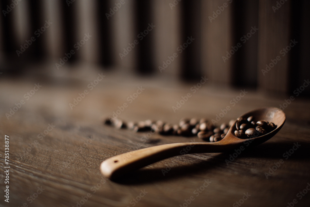spoon and coffee spoon and coffee