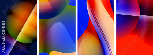 Abstract colors. Abstract backgrounds for wallpaper, business card, cover, poster, banner, brochure, header, website