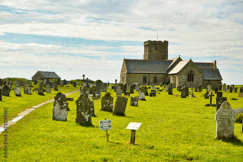 St Materina`s Curch bei Tintagel und Friedhof photo