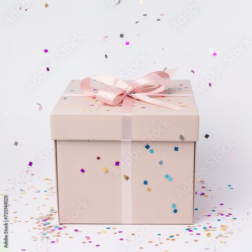 Giftbox in white background