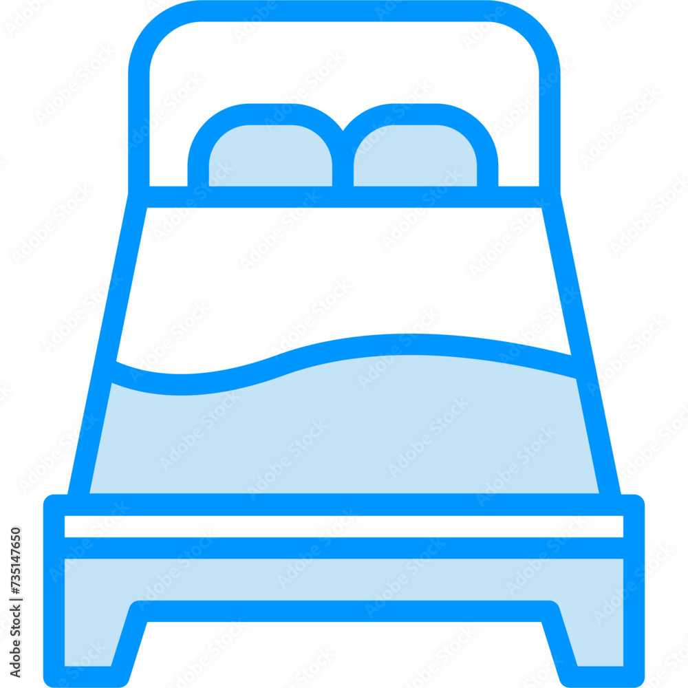 double bed room vector design .svg double bed room vector design .svg