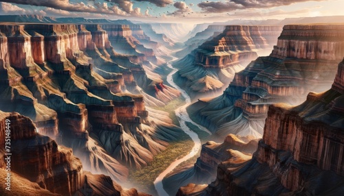 Majestic Canyon- Grandeur of Nature