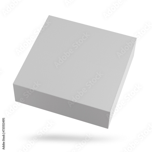 white box 3D packaging transparent