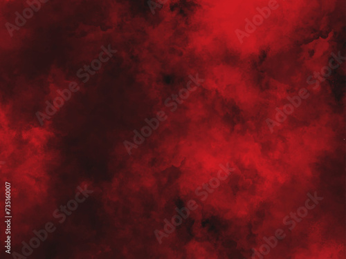 Luxury red weathered wall textured background with garnet tones. Aged wall. Red smoke stage studio. Abstract fog texture overlays. Design texture. Fantasy Horror Sky. Halloween Hell Sky. 
