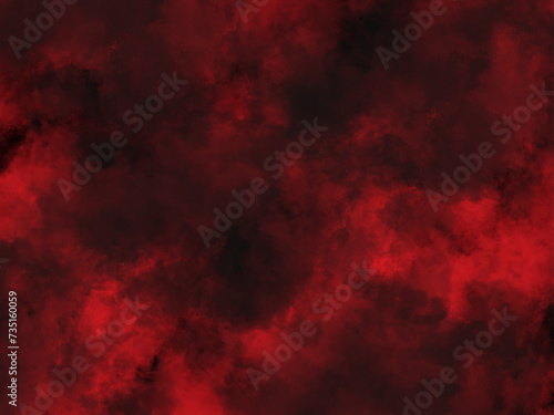 Luxury red weathered wall textured background with garnet tones. Aged wall. Red smoke stage studio. Abstract fog texture overlays. Design texture. Fantasy Horror Sky. Halloween Hell Sky. 
