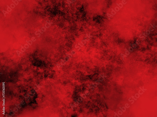 Luxury red weathered wall textured background with garnet tones. Aged wall. Red smoke stage studio. Abstract fog texture overlays. Design texture. Fantasy Horror Sky. Halloween Hell Sky. 
