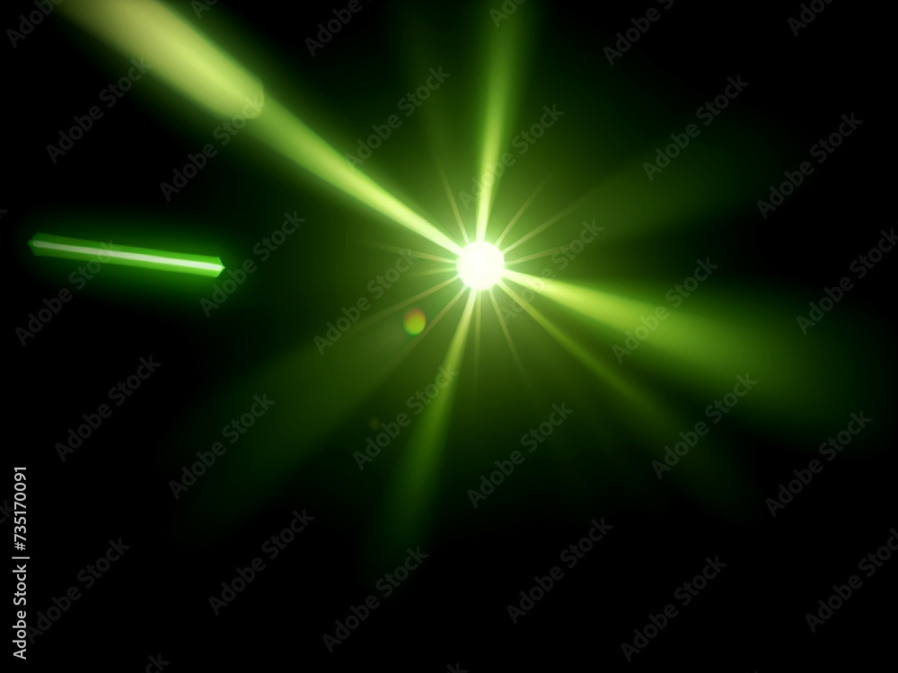 Colorful Light galaxy lens flare background