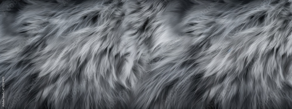 A close up of a textured gray fur texture background. Gray texture background A close up of a textured gray fur texture background. Gray texture background