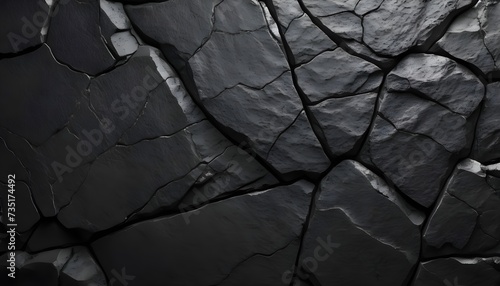 Surface Texture Of Matte Frozen Obsidian For Wallpaper Created Using Artificial Intelligence. pattern texture. decoration and design