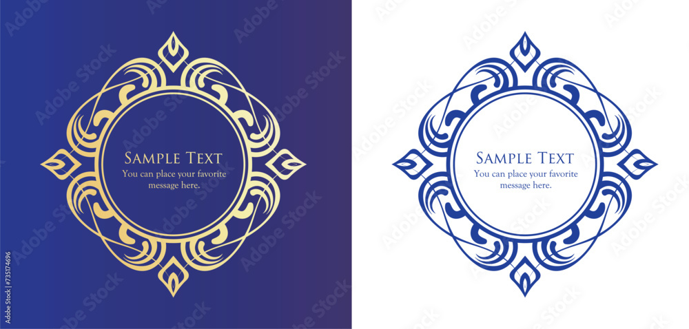 アンティークなフレームセット