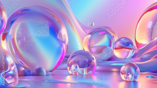 Holographic 3D different shapes